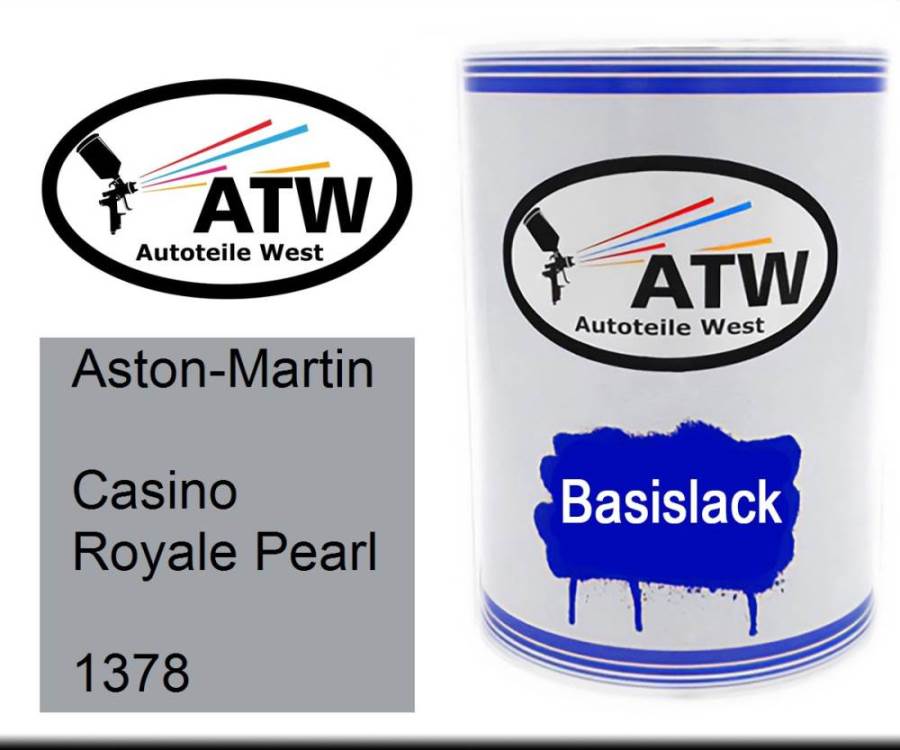 Aston-Martin, Casino Royale Pearl, 1378: 500ml Lackdose, von ATW Autoteile West.